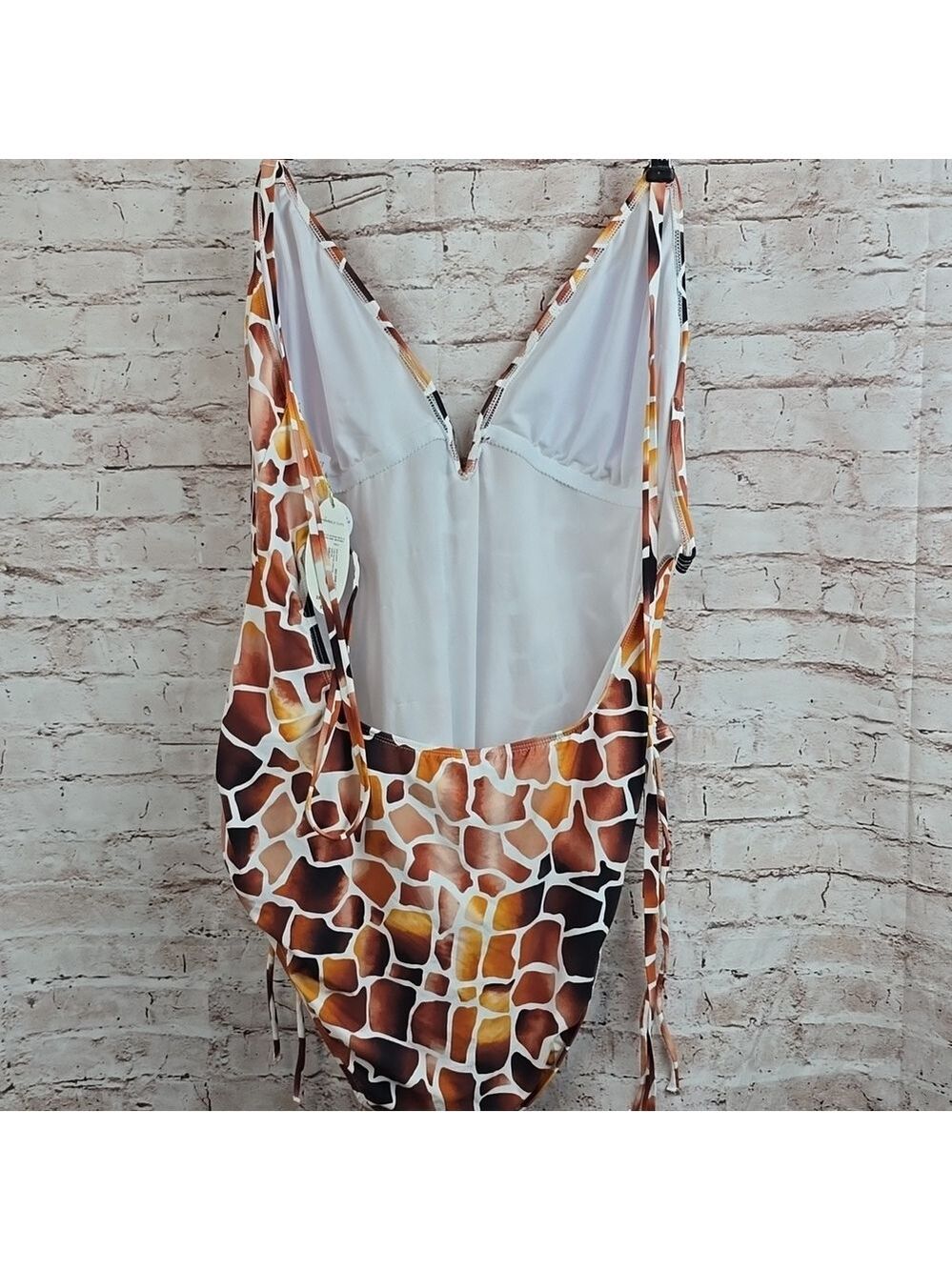 mynah giraffe bathing suit nwt xxl medium coverage removable cups - Picture 5 of 6